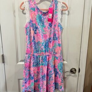 Lilly Pulitzer Agee Romper Splendor in the Sand